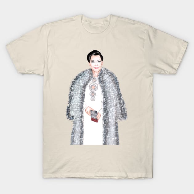 kris jenner T-Shirt by shanu64